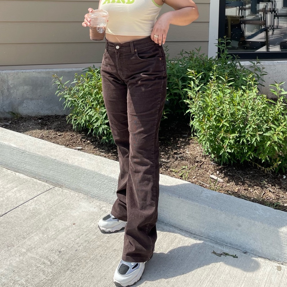 Vintage LEVIS brown corduroy pants - Picture 1 of 7